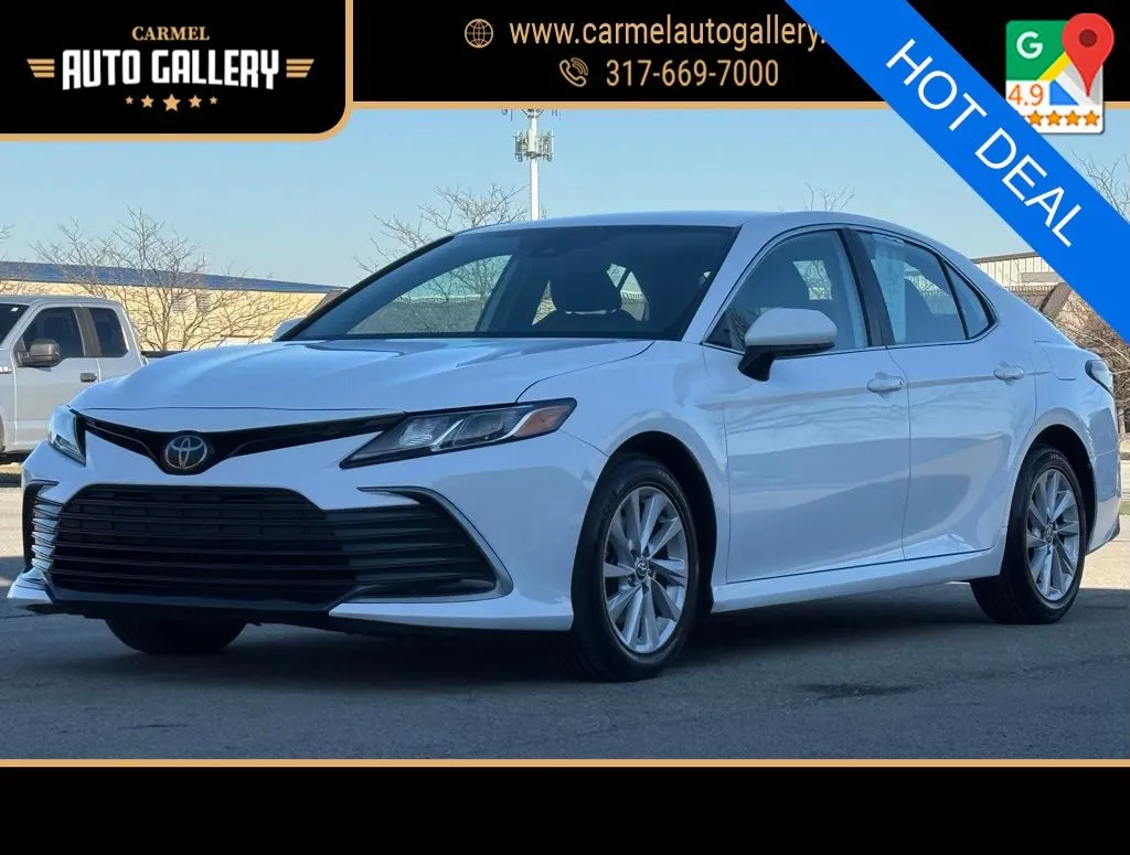 White 2022 Toyota Camry LE for sale in Carmel, IN