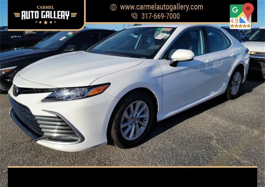 White 2022 Toyota Camry LE for sale in Carmel, IN