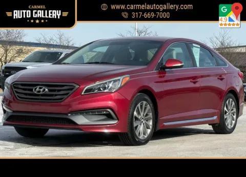 Red 2016 Hyundai Sonata Sport for sale in Carmel, IN