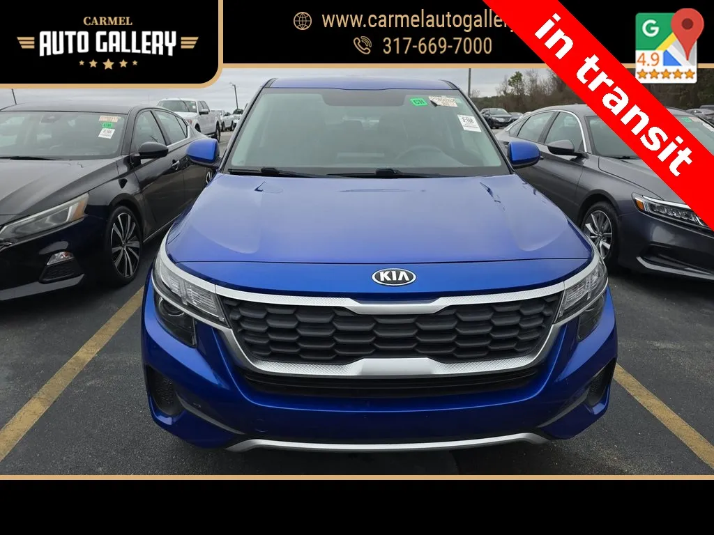 Blue 2021 Kia Seltos LX for sale in Carmel, IN