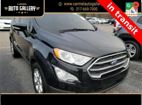 Black 2021 Ford EcoSport SE for sale in Carmel, IN