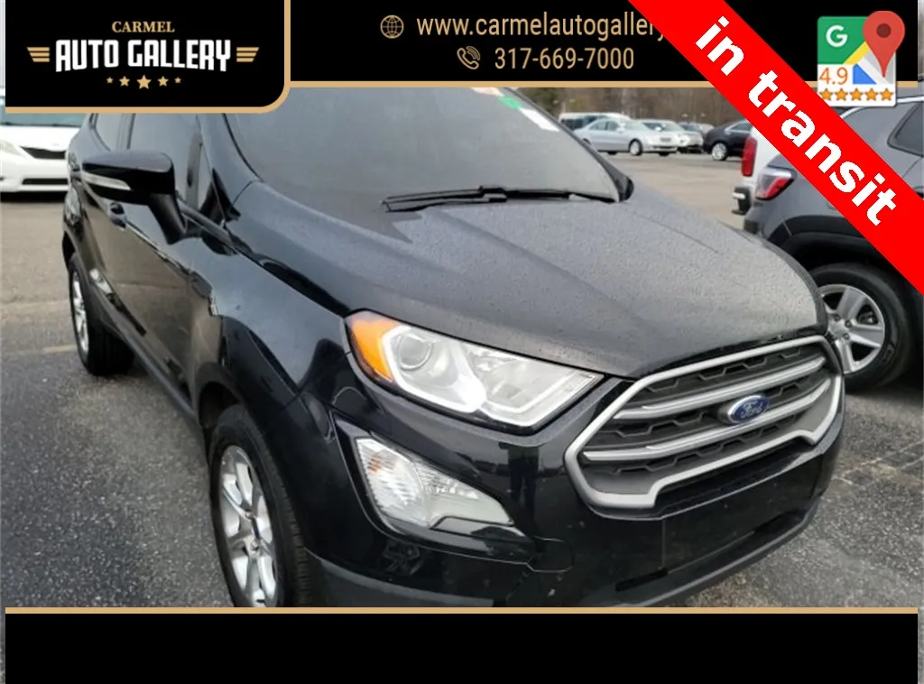 Black 2021 Ford EcoSport SE for sale in Carmel, IN