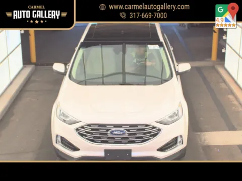 White 2019 Ford Edge Titanium for sale in Carmel, IN