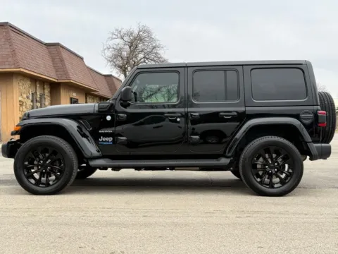 Photos of 2021 Jeep Wrangler Unlimited Sahara 4xe for sale in Carmel, IN at Carmel Auto Gallery