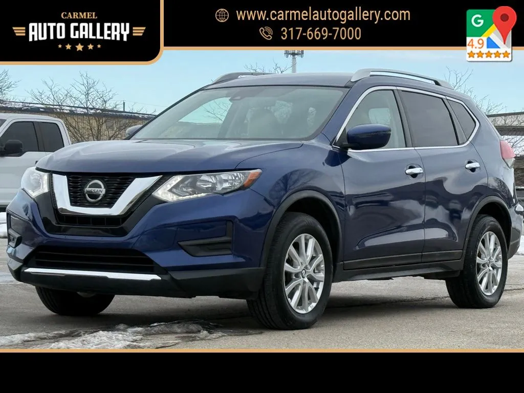 Blue 2020 Nissan Rogue SV for sale in Carmel, IN