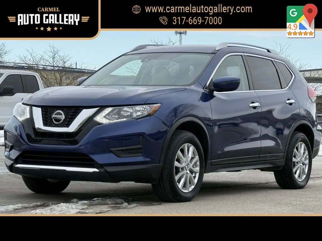 Blue 2020 Nissan Rogue SV for sale in Carmel, IN