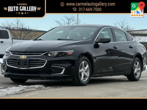Black 2018 Chevrolet Malibu LS for sale in Carmel, IN