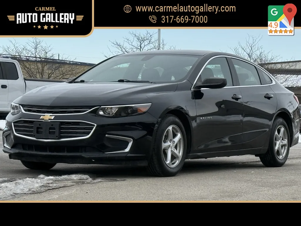 Black 2018 Chevrolet Malibu LS for sale in Carmel, IN