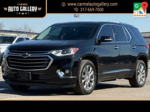 Black 2018 Chevrolet Traverse Premier for sale in Carmel, IN