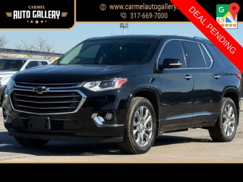 Black 2018 Chevrolet Traverse Premier for sale in Carmel, IN