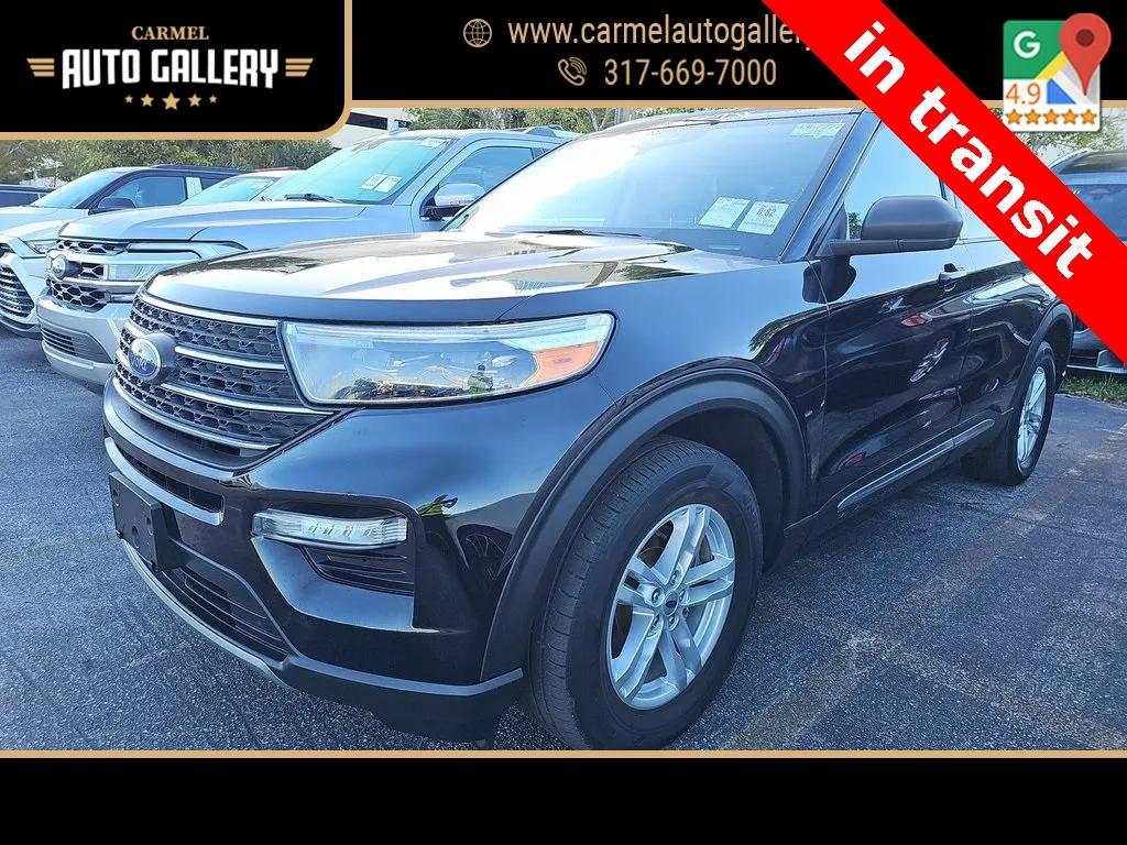 Black 2022 Ford Explorer XLT for sale in Carmel, IN