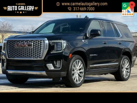 Black 2022 GMC Yukon Denali for sale in Carmel, IN