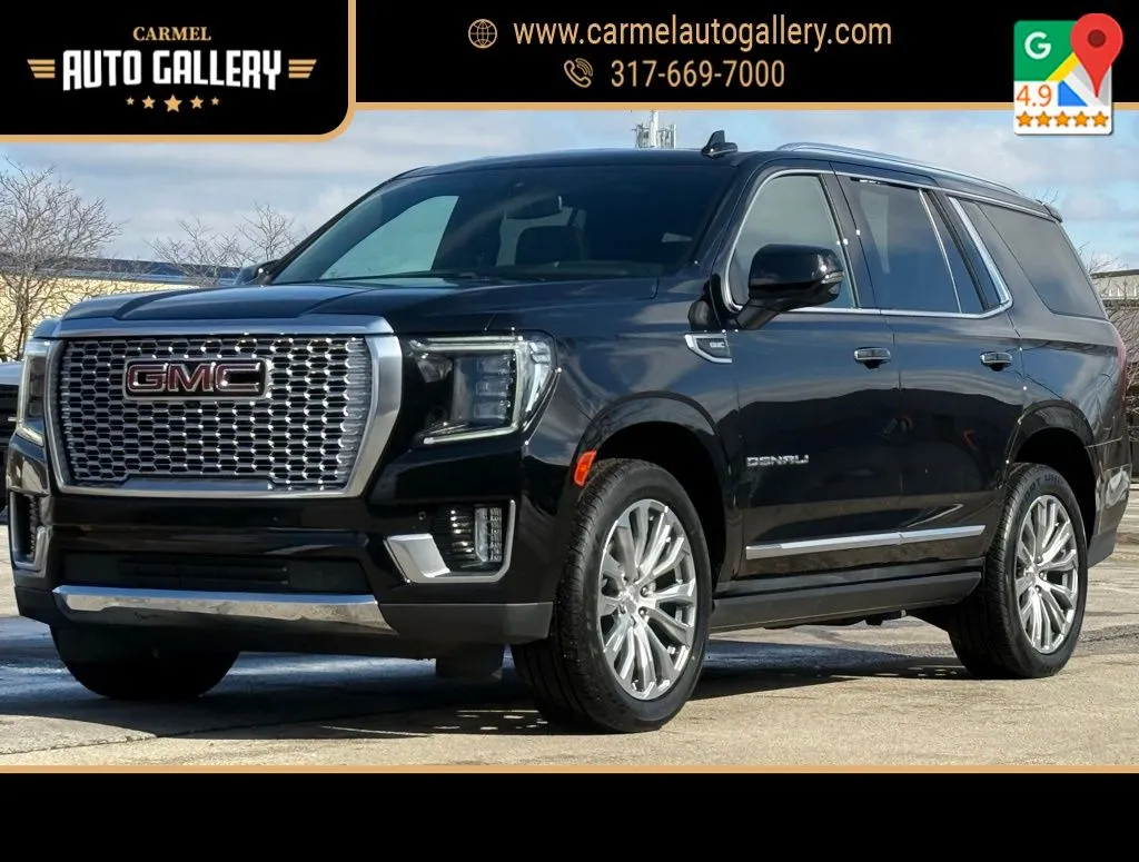 Black 2022 GMC Yukon Denali for sale in Carmel, IN