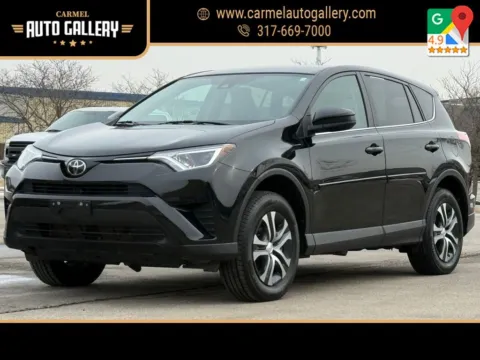 Black 2018 Toyota RAV4 LE for sale in Carmel, IN