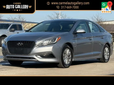 Gray 2016 Hyundai Sonata Hybrid SE for sale in Carmel, IN