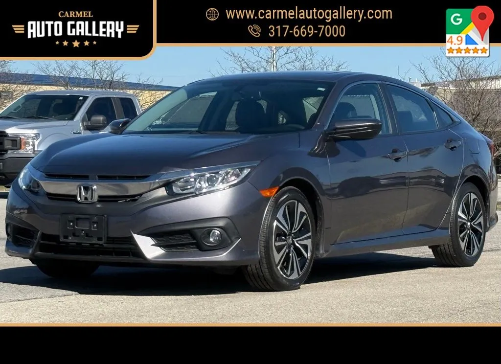 Gray 2016 Honda Civic EX-L for sale in Carmel, IN