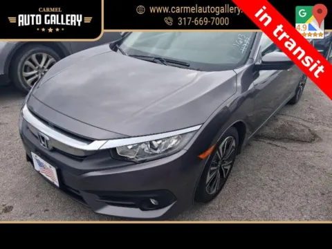 Gray 2016 Honda Civic EX-L for sale in Carmel, IN