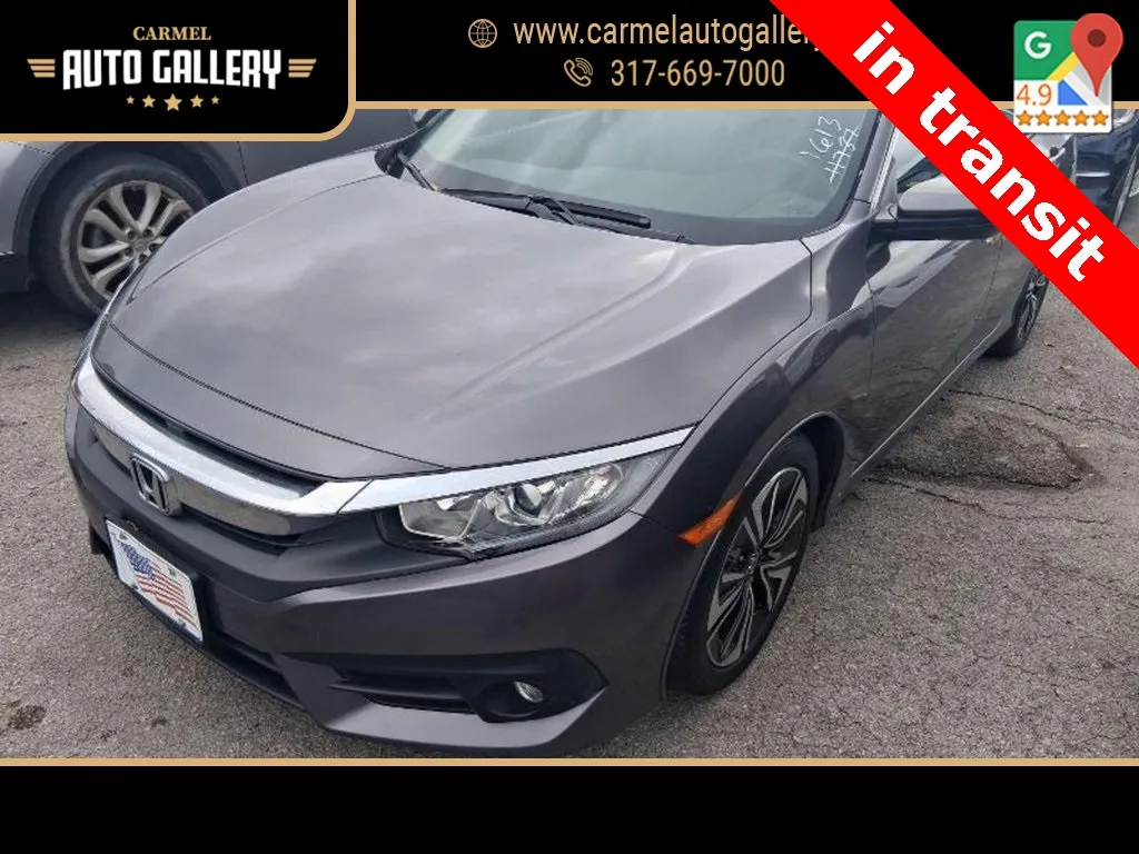 Gray 2016 Honda Civic EX-L for sale in Carmel, IN