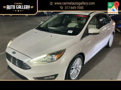 White 2018 Ford Focus Titanium for sale in Carmel, IN