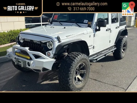 White 2017 Jeep Wrangler Unlimited Sport for sale in Carmel, IN