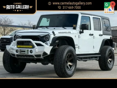 White 2017 Jeep Wrangler Unlimited Sport for sale in Carmel, IN
