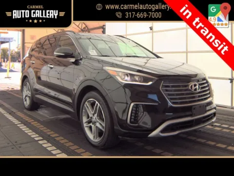 Black 2018 Hyundai Santa Fe SE Ultimate for sale in Carmel, IN