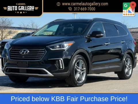 Black 2018 Hyundai Santa Fe SE Ultimate for sale in Carmel, IN
