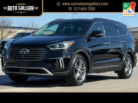 Black 2018 Hyundai Santa Fe SE Ultimate for sale in Carmel, IN
