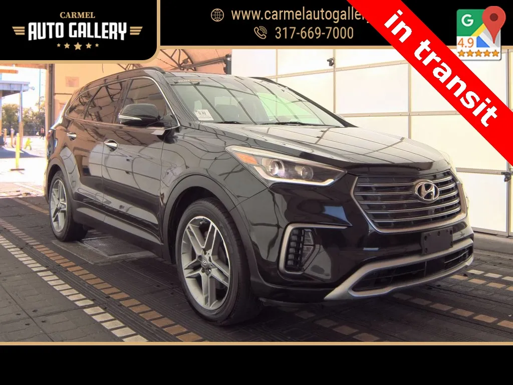 Black 2018 Hyundai Santa Fe SE Ultimate for sale in Carmel, IN