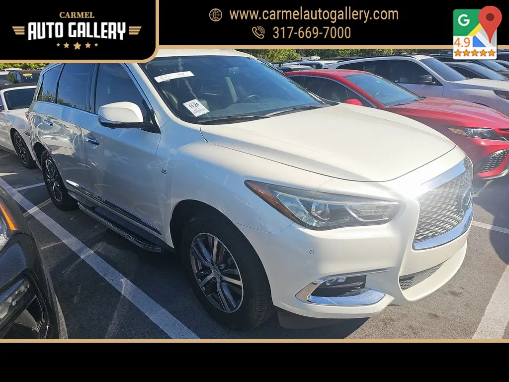 White 2017 INFINITI QX60 for sale in Carmel, IN