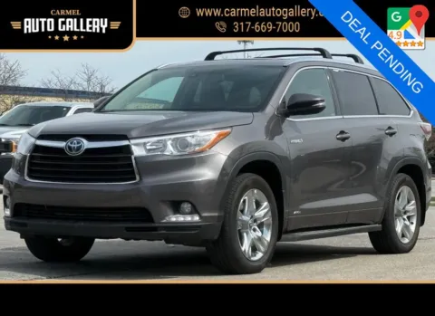 Gray 2016 Toyota Highlander Hybrid Limited Platinum for sale in Carmel, IN