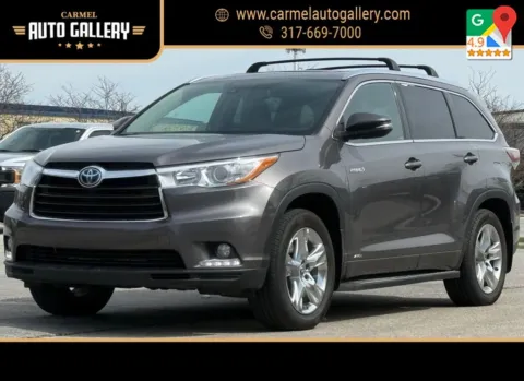 Gray 2016 Toyota Highlander Hybrid Limited Platinum for sale in Carmel, IN