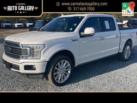 White 2018 Ford F-150 Limited for sale in Carmel, IN