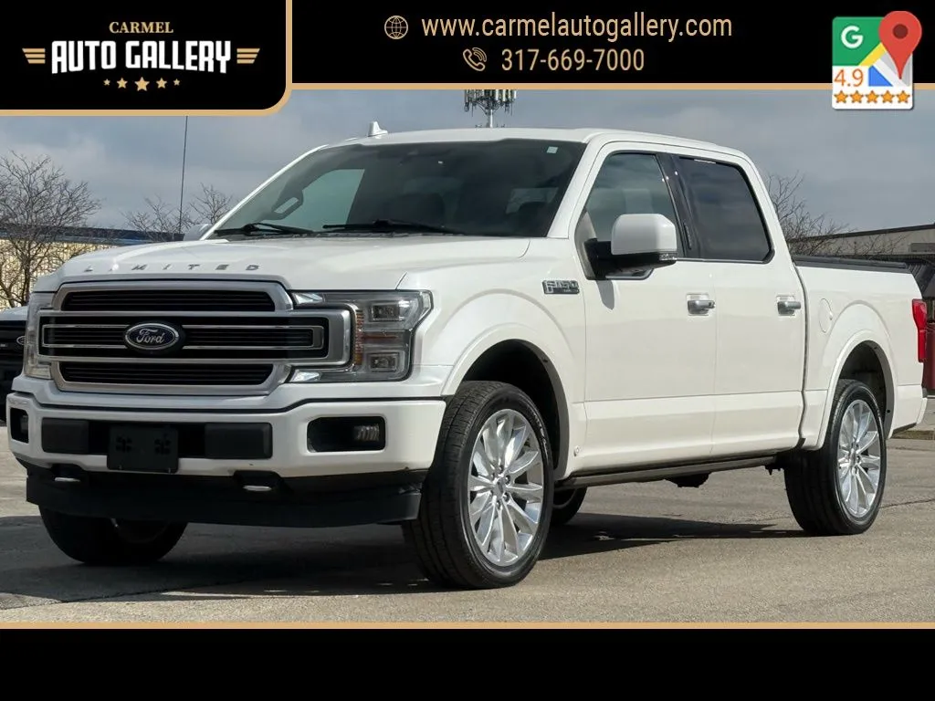 White 2018 Ford F-150 Limited for sale in Carmel, IN
