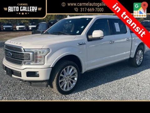 White 2018 Ford F-150 Limited for sale in Carmel, IN