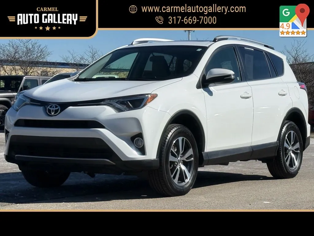 White 2016 Toyota RAV4 XLE for sale in Carmel, IN