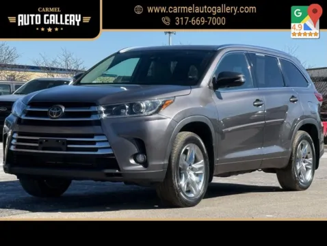 Gray 2018 Toyota Highlander Limited for sale in Carmel, IN