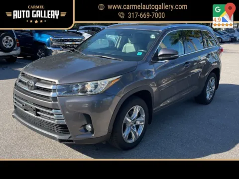 Gray 2018 Toyota Highlander Limited for sale in Carmel, IN