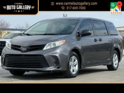 Gray 2019 Toyota Sienna L for sale in Carmel, IN