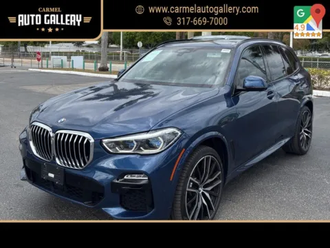 Blue 2019 BMW X5 xDrive50i for sale in Carmel, IN
