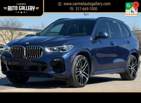 Blue 2019 BMW X5 xDrive50i for sale in Carmel, IN