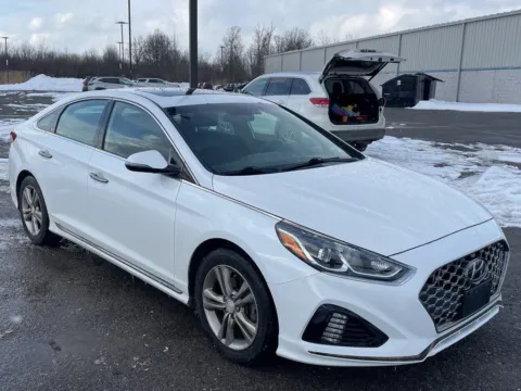 White 2018 Hyundai Sonata Sport+ for sale in Carmel, IN