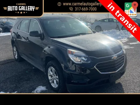 Black 2017 Chevrolet Equinox LS for sale in Carmel, IN
