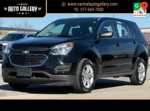 Black 2017 Chevrolet Equinox LS for sale in Carmel, IN