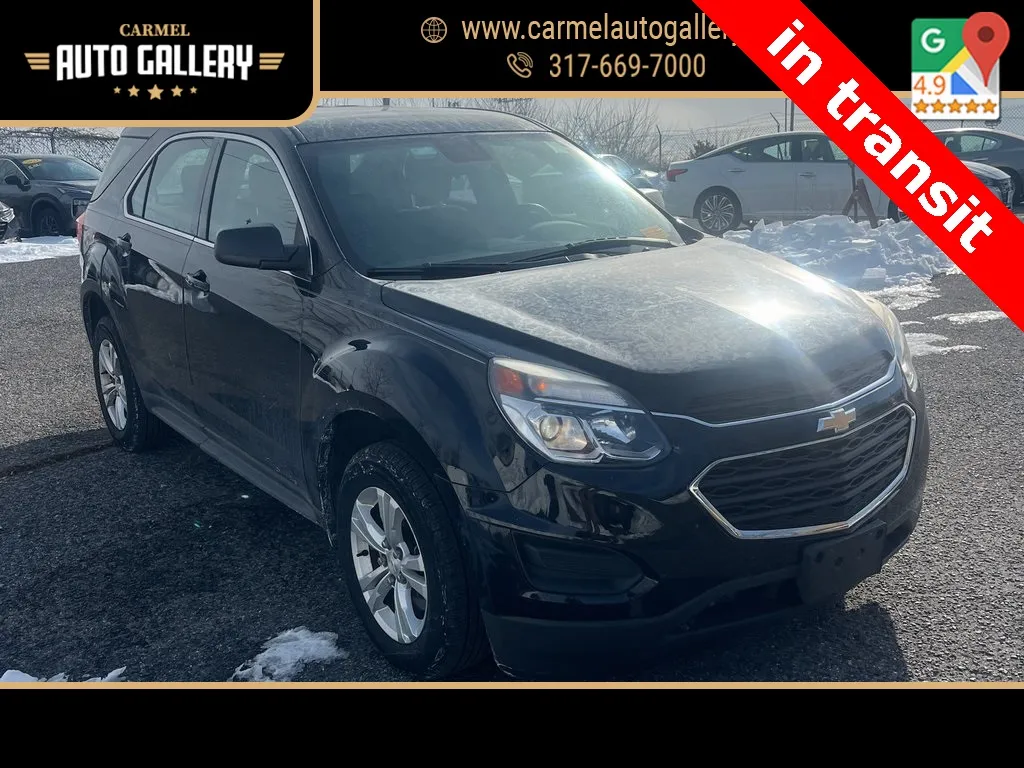 Black 2017 Chevrolet Equinox LS for sale in Carmel, IN