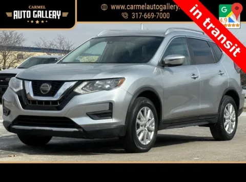 Silver 2019 Nissan Rogue SV for sale in Carmel, IN