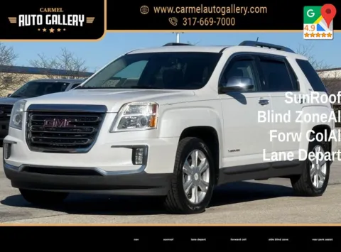 White 2016 GMC Terrain SLT for sale in Carmel, IN