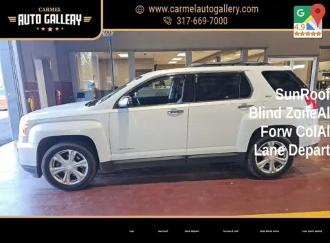 White 2016 GMC Terrain SLT for sale in Carmel, IN