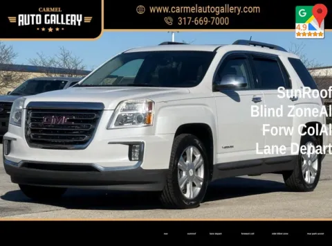 White 2016 GMC Terrain SLT for sale in Carmel, IN