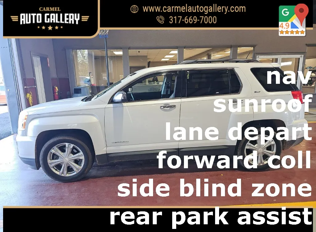 White 2016 GMC Terrain SLT for sale in Carmel, IN